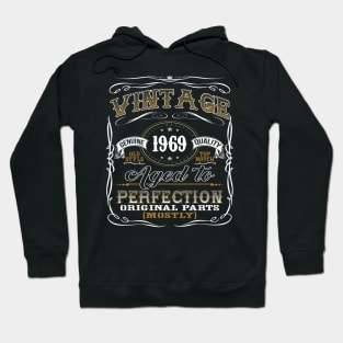 Vintage 1969 Shirt 50th Birthday Gift Fiftieth Bday T Shirt Hoodie